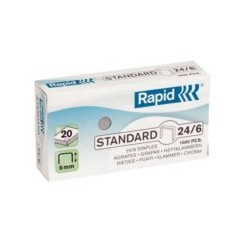 Zszywki Rapid Standard 24/6 1000szt/pud 24855600 263192